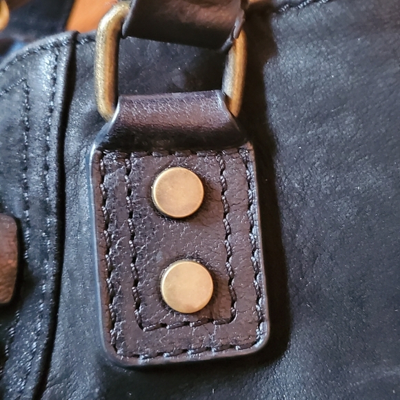 Gorgeous Cynthia Vincent Black Suede & Leather Bag - Picture 9 of 14